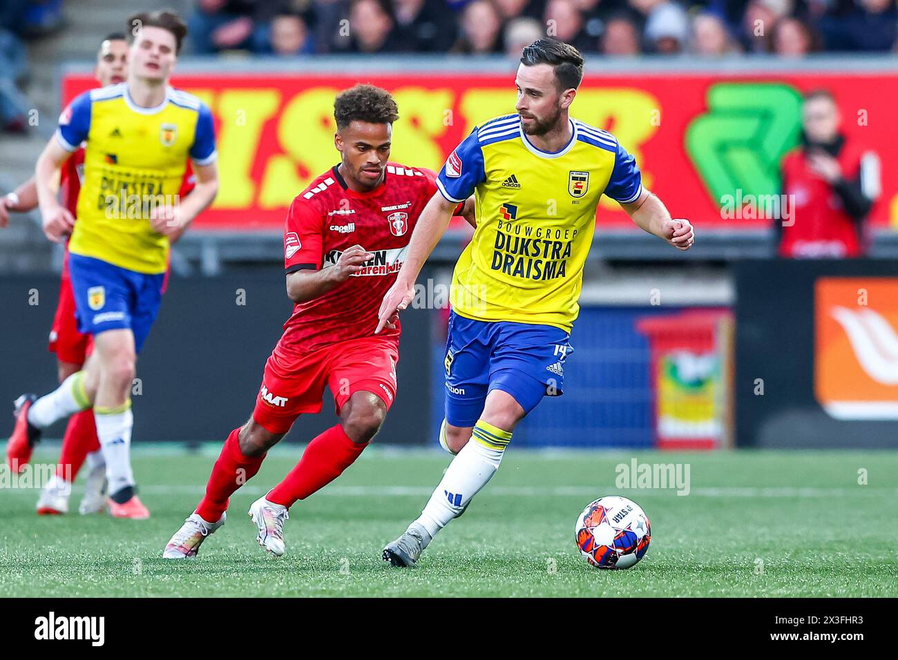 LEEUWARDEN, NETHERLANDS - APRIL 26: Michael Breij of SC Cambuur is ...