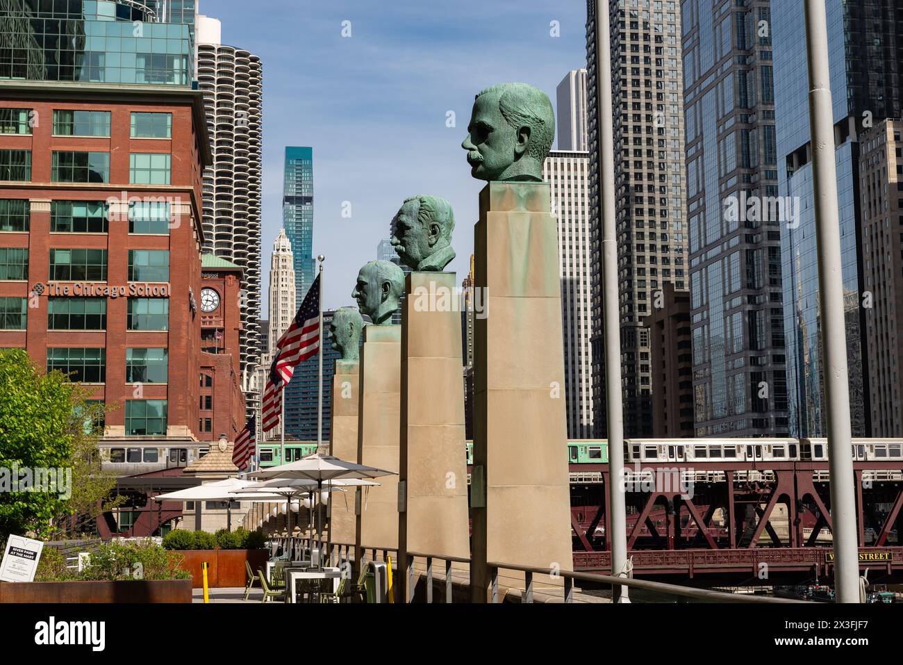 Chicago, Illinois - United States - April 22nd, 2024: Merchandise Mart ...