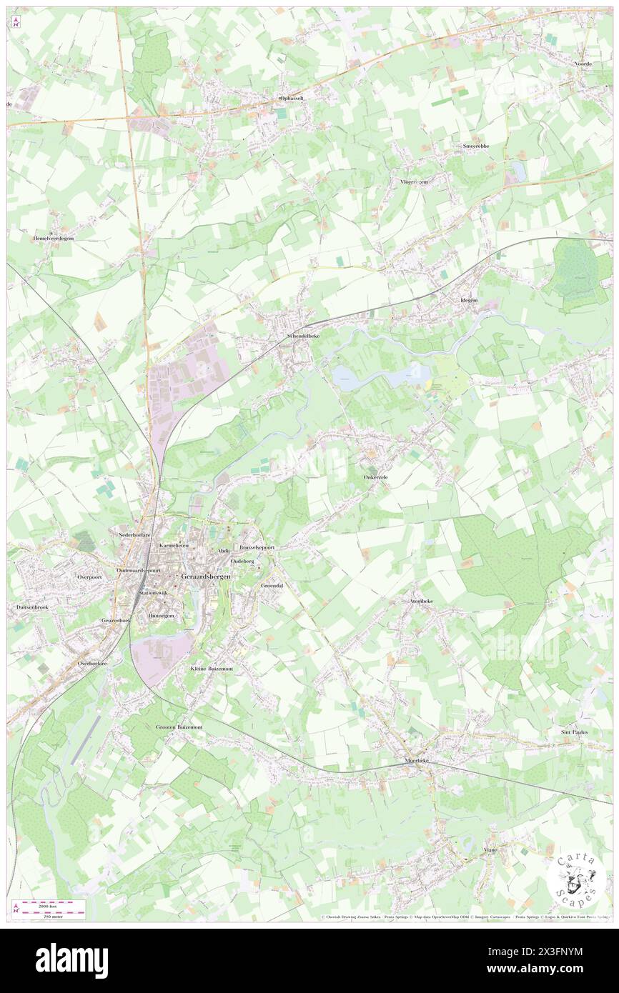 Pollaartmeers, Provincie Oost-Vlaanderen, BE, Belgium, Flanders, N 50 46' 59'', N 3 53' 59'', map, Cartascapes Map published in 2024. Explore Cartascapes, a map revealing Earth's diverse landscapes, cultures, and ecosystems. Journey through time and space, discovering the interconnectedness of our planet's past, present, and future. Stock Photo