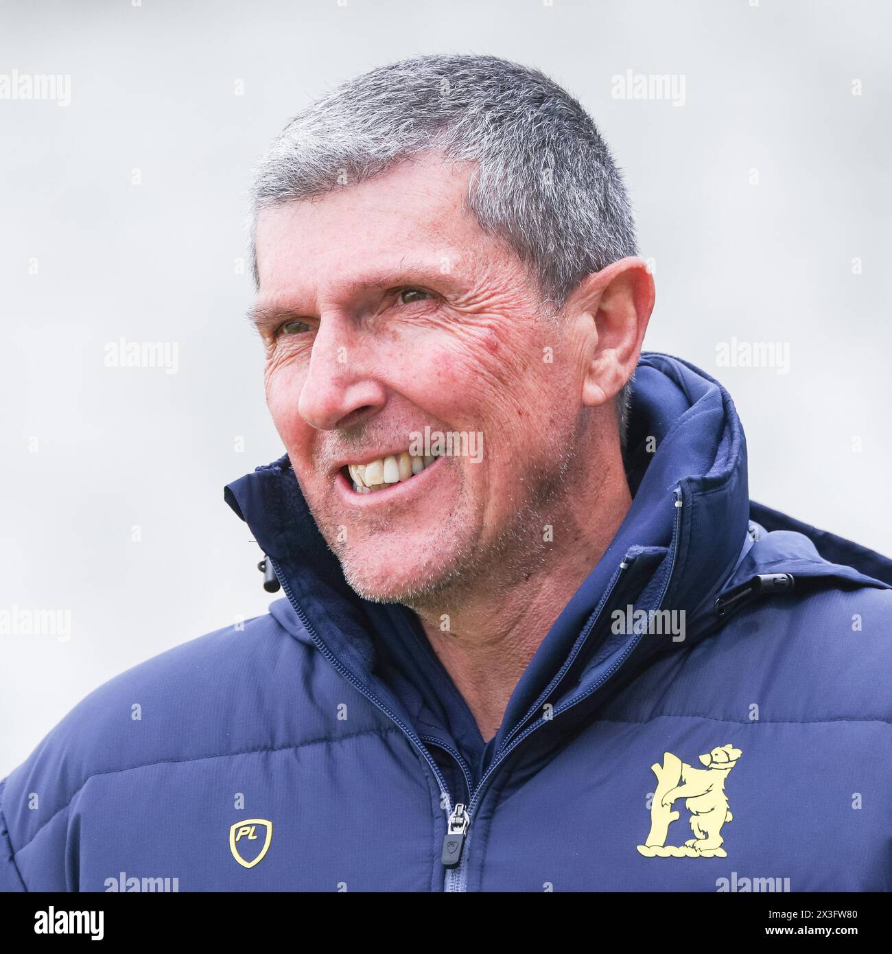 Pictured is head coach of Warwickshire, Mark Robinson taken in