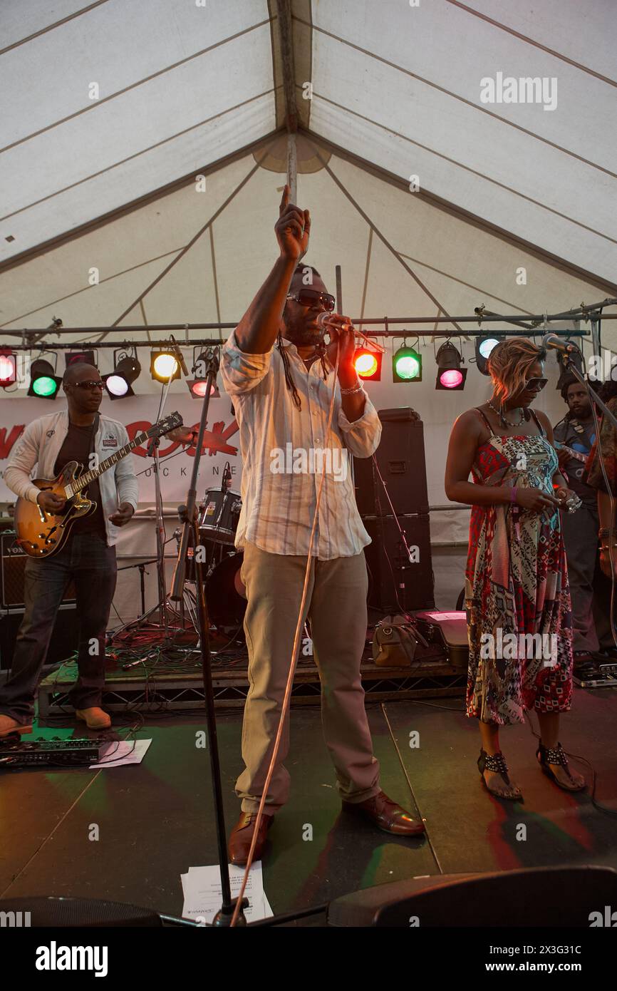 Levi Roots performing at Guilfest 2011 Stock Photo - Alamy