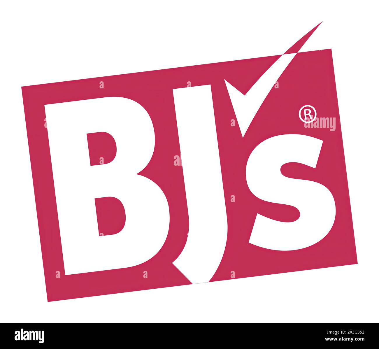 New York, USA - 9 March 2024: BJs Wholesale Club BJ Company Logo, Corporation Icon. Stock Photo