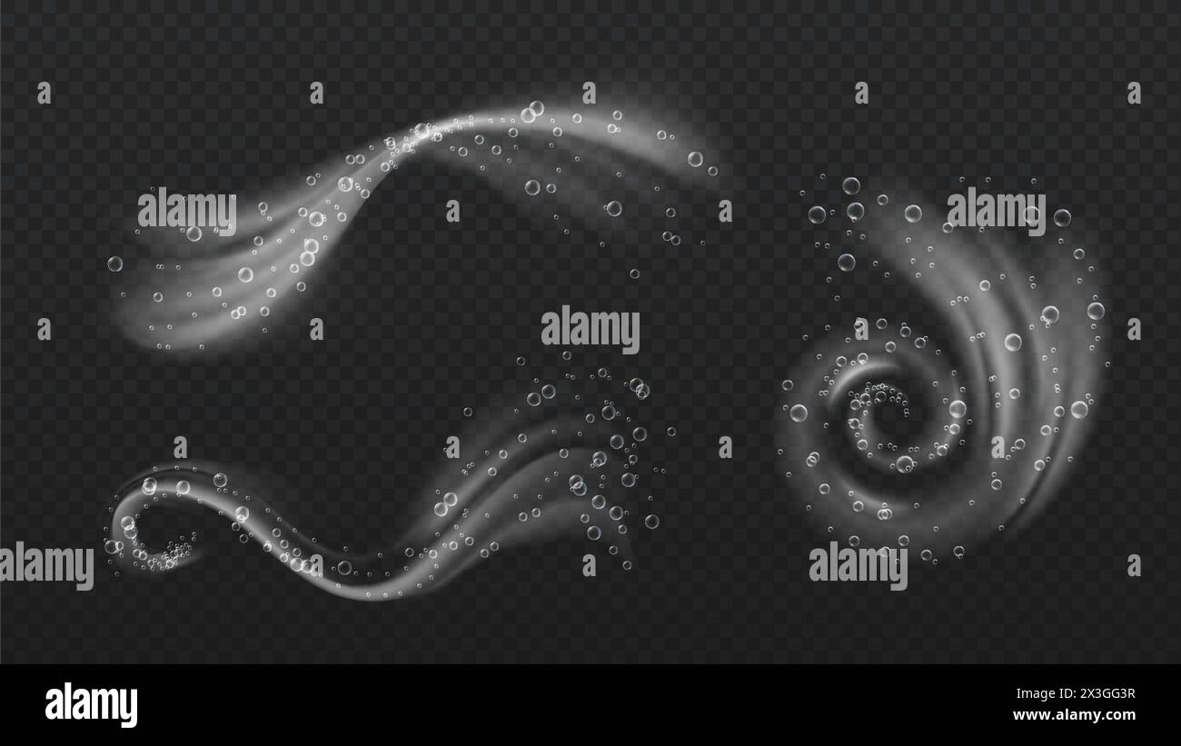 Wave and swirl vector set Stock Vector Image & Art - Alamy