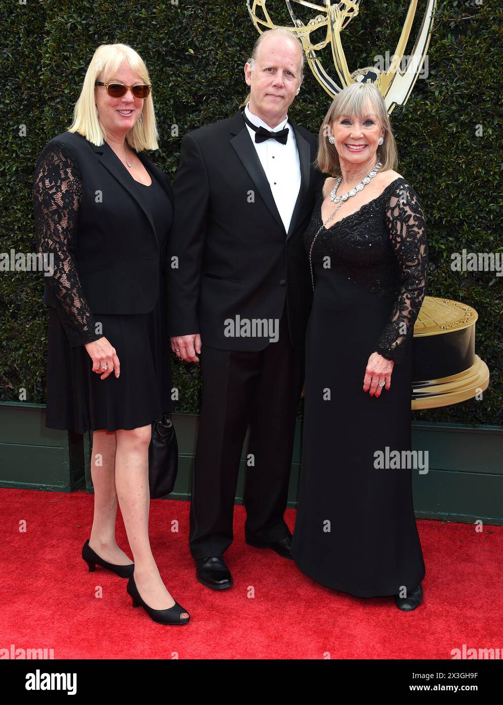 Pasadena, USA. 26th Apr, 2024. “The Young and the Restless” soap actress Marla Adams, 85, died on April 26, 2024 in Los Angeles, Ca.-------------------------------------------------- Marla Adams, daughter Pamela & son Gunnar 45th Annual Daytime Emmy Awards - Arrivals Held at the Pasadena Civic Center on April 29, 2018. Credit: AFF/Alamy Live News Stock Photo