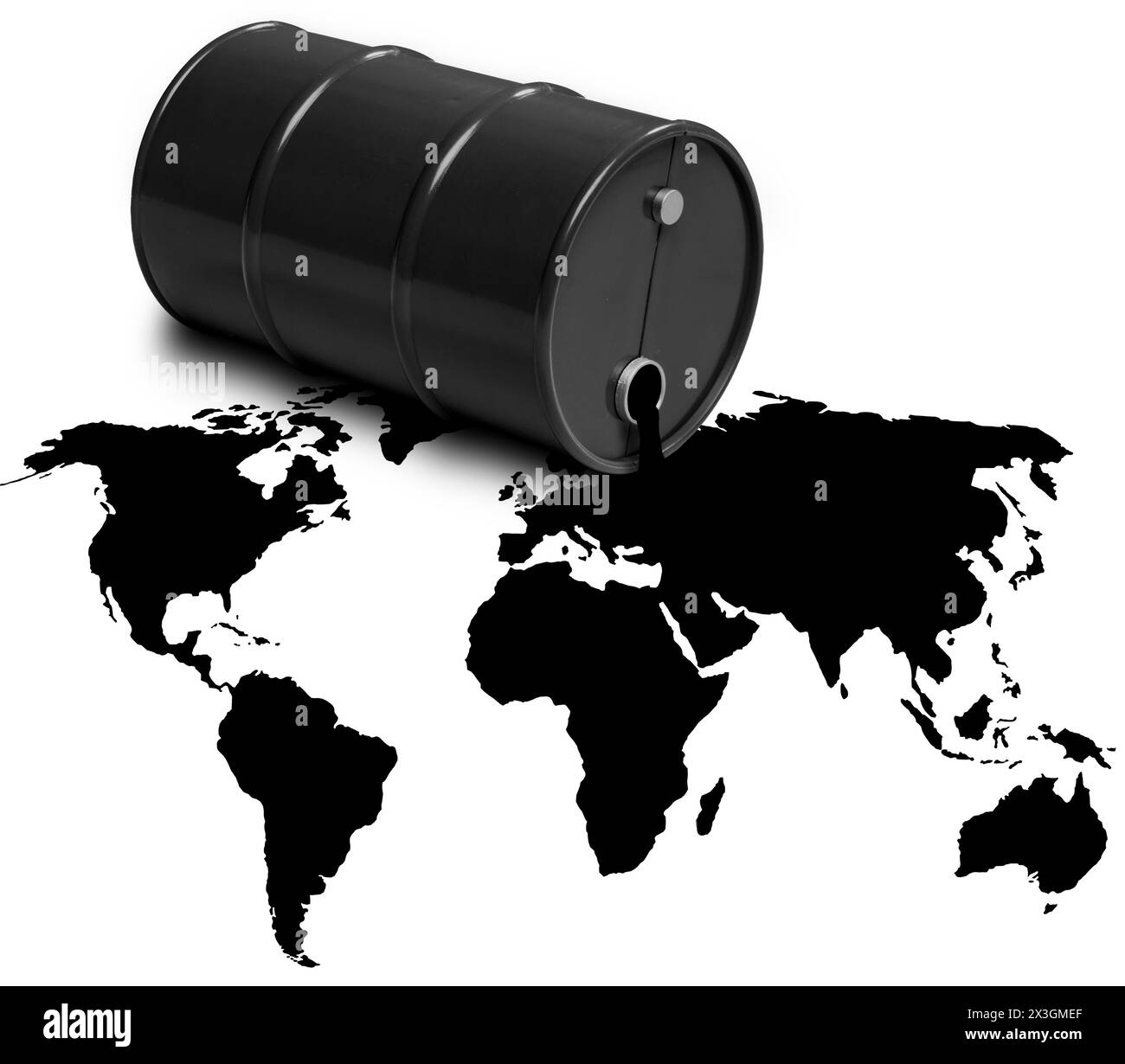 World oil, composite image Stock Photo - Alamy