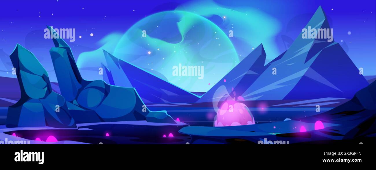 Fantastic starry sky night Stock Vector Images - Alamy