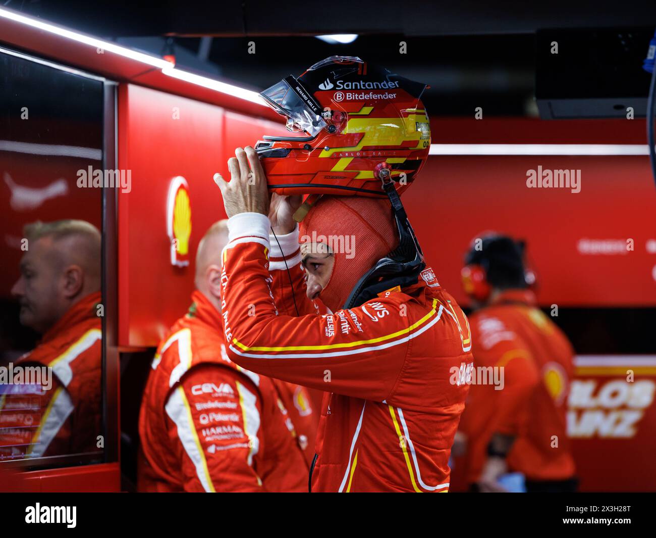 Suzuka Circuit, 5 April 2024 Carlos Sainz (ESP) of Ferrari during the