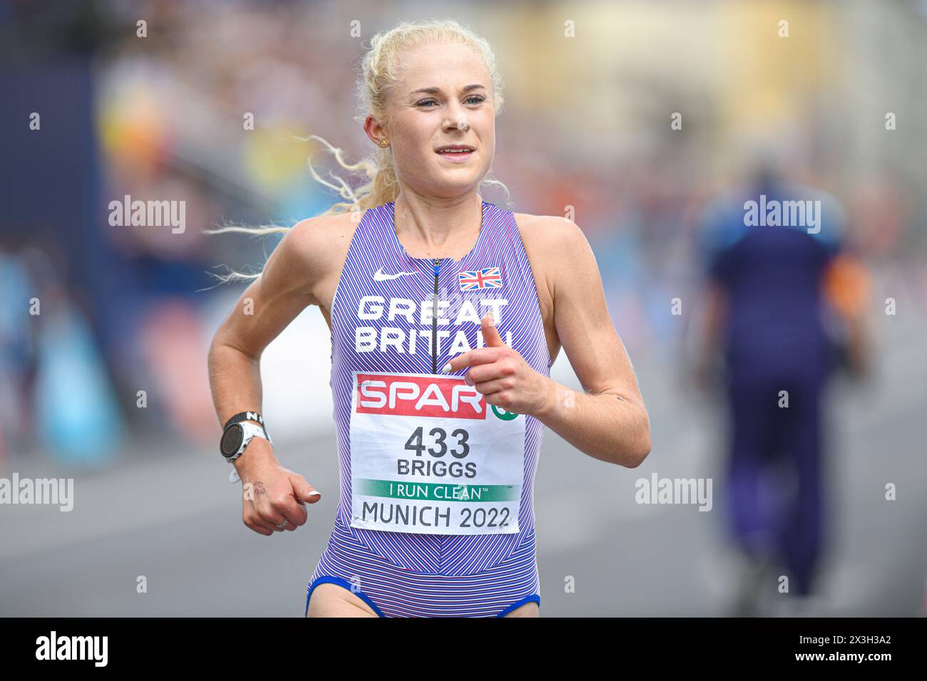 Becky Briggs (Great Britain) Women's Marathon. European Championships