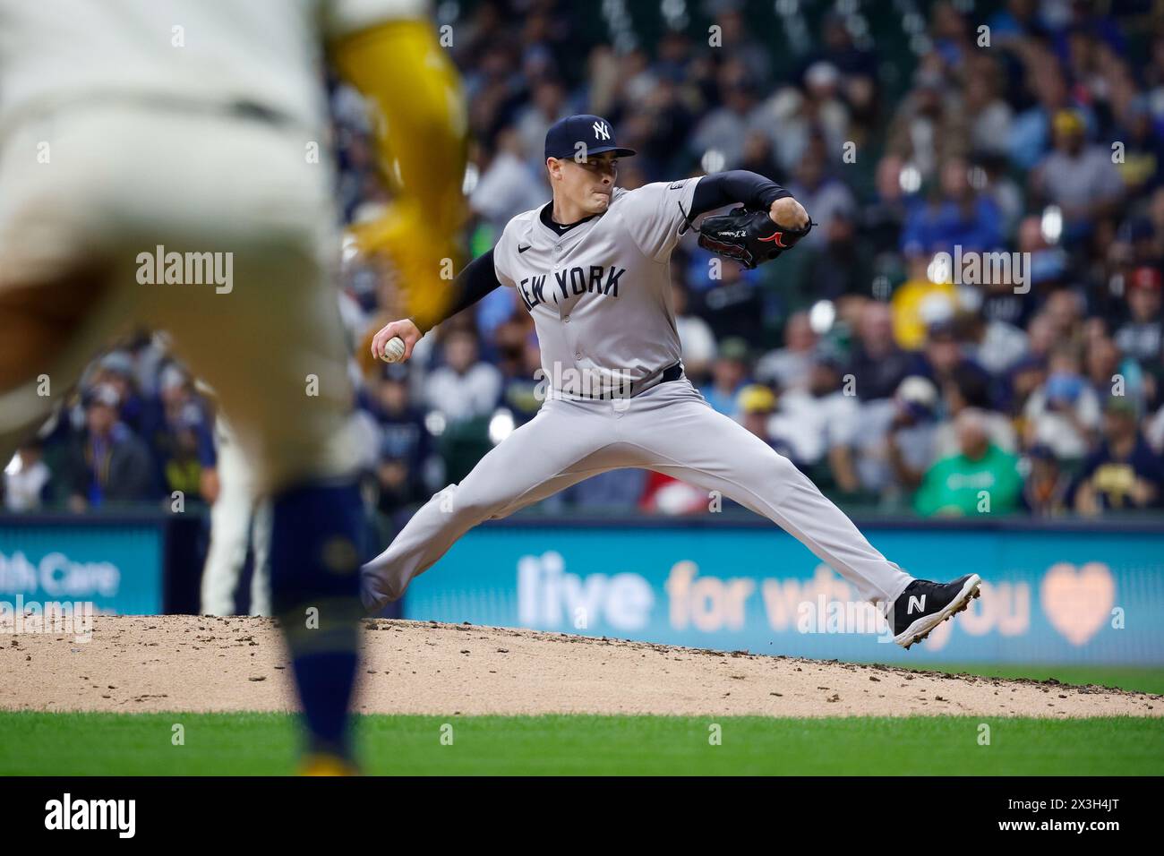April 26, 2024 New York Yankees pitcher Ron Marinaccio (97) during the