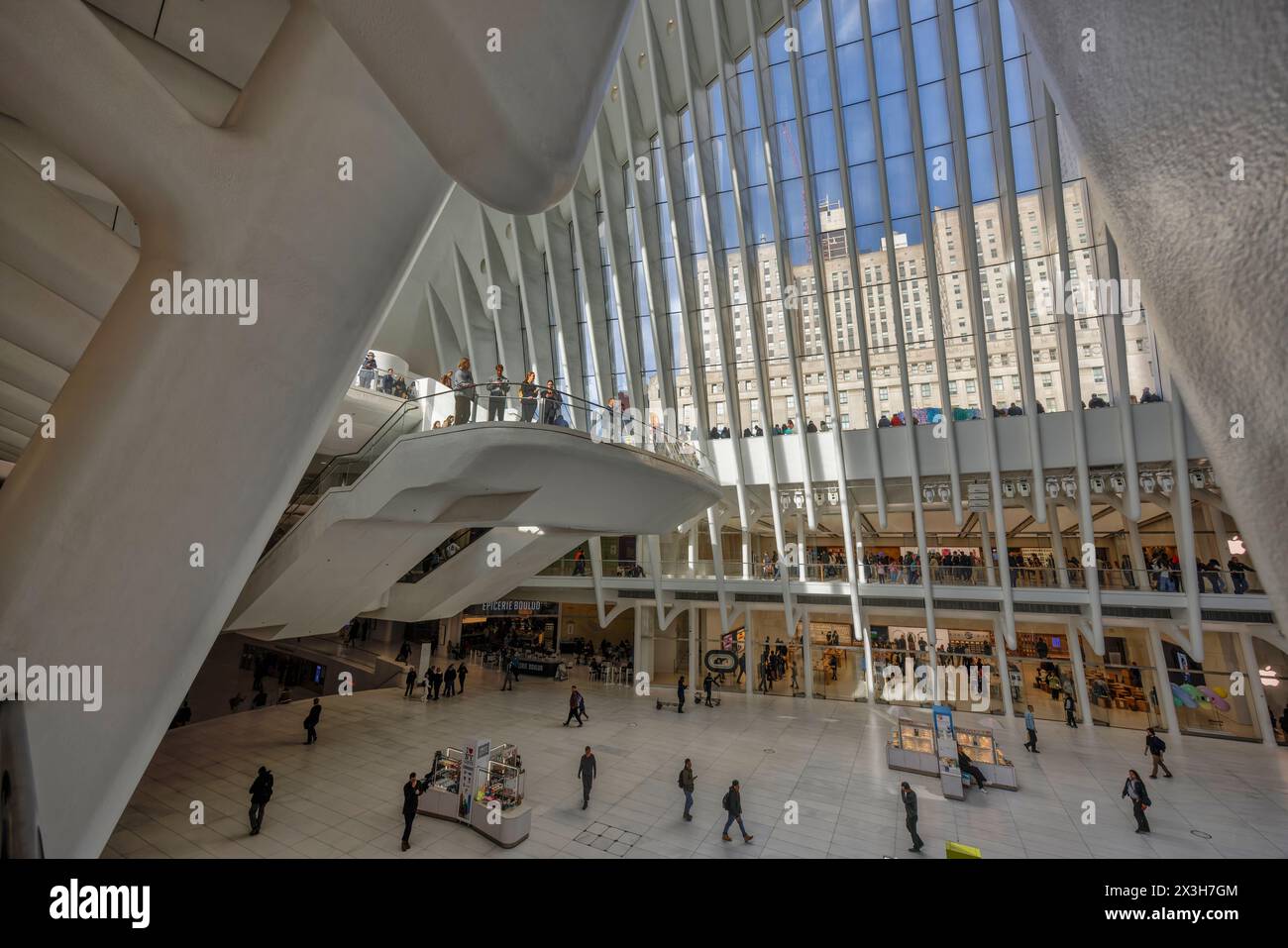 World Trade Centre Transportation Hub a terminal rail station on the ...