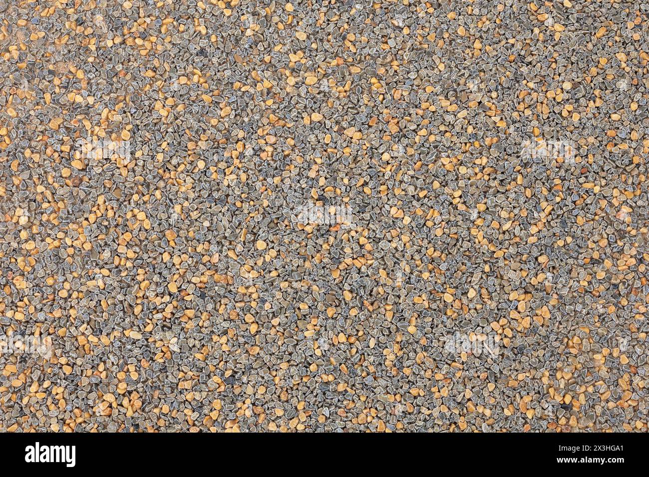 Compacted Stones Texture Texture of compacted small stones in yellow and gray colors Stock Photo ...