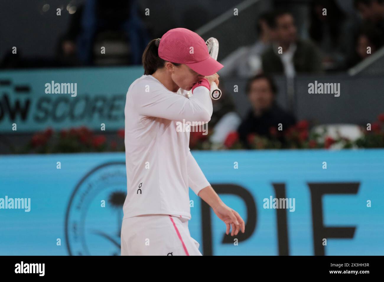 Newc For Rou Madrid, Spain. 27th Apr, 2024. Tennis: Mutua Madrid Open tennis ...