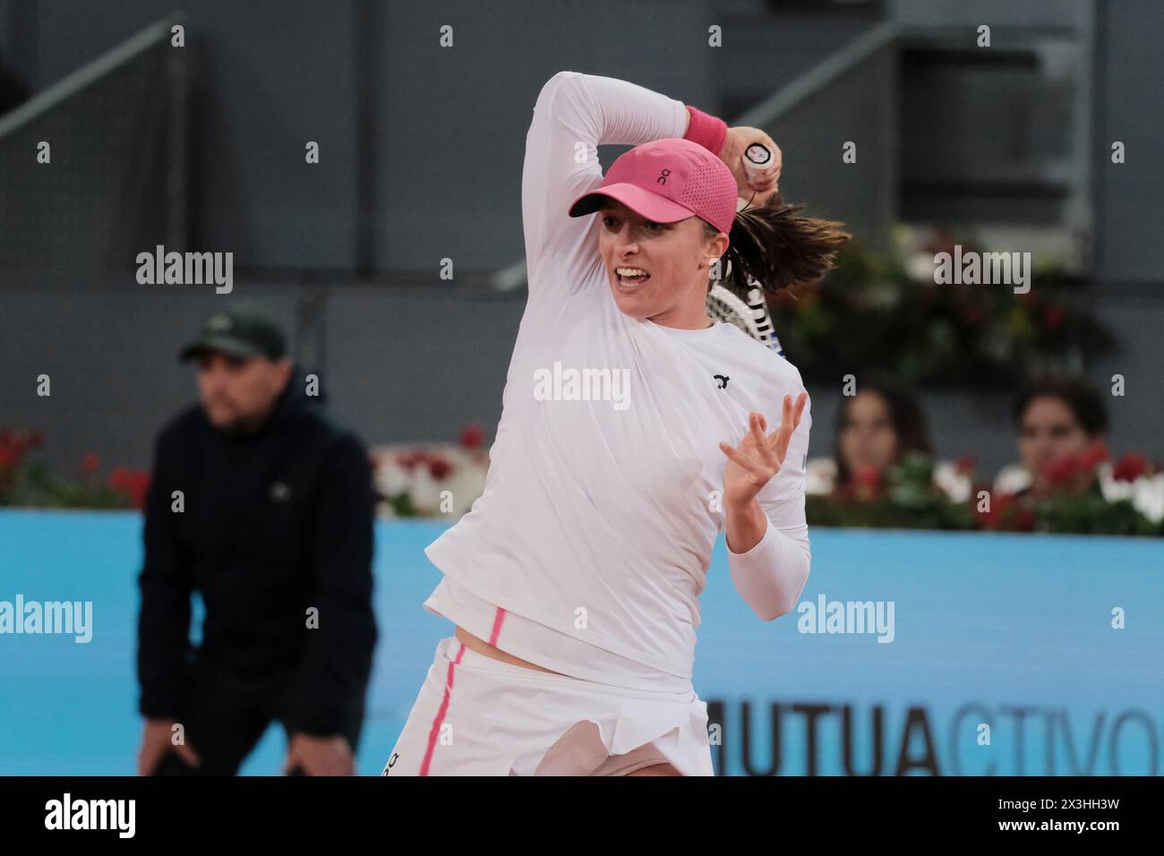 Newc For Rou Madrid, Spain. 27 April, 2024. Tennis: Mutua Madrid Open tennis ...