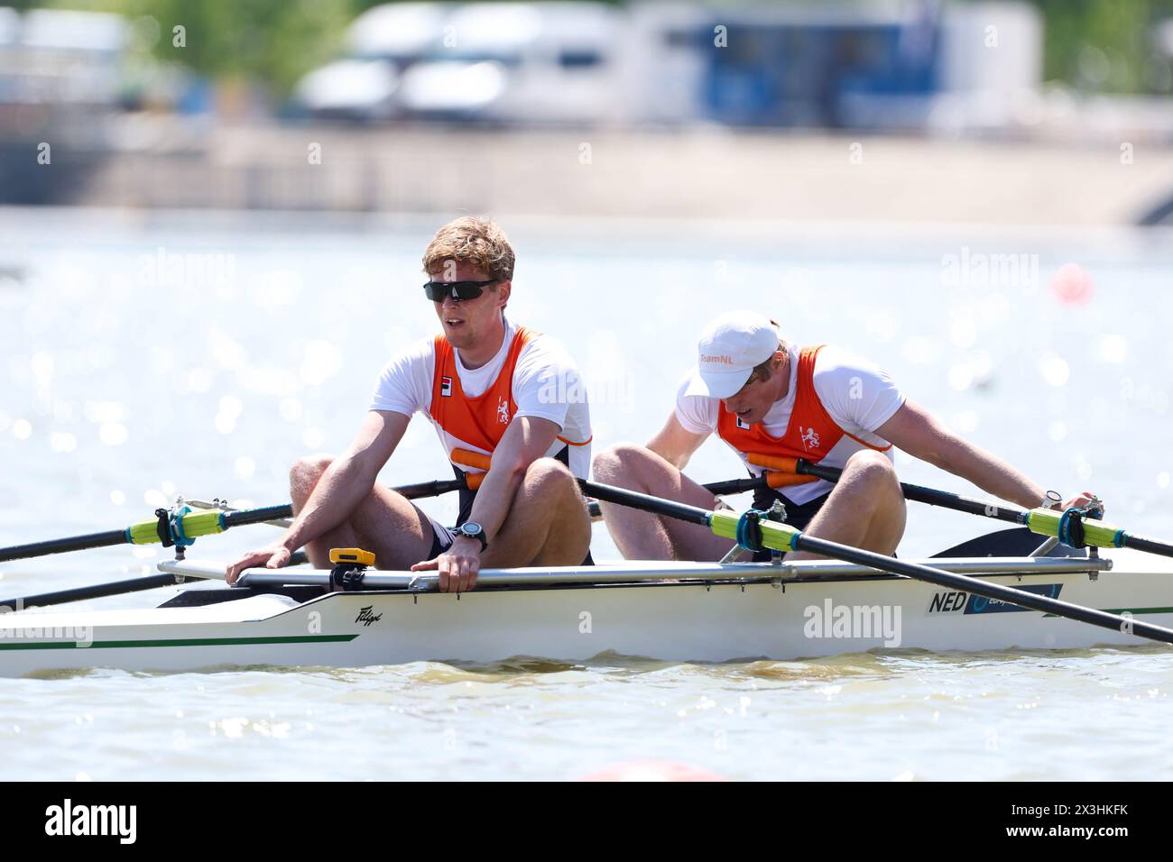 SZEGED, HUNGARY - APRIL 26: Jelle Bakker of the Netherlands, Lucas ...