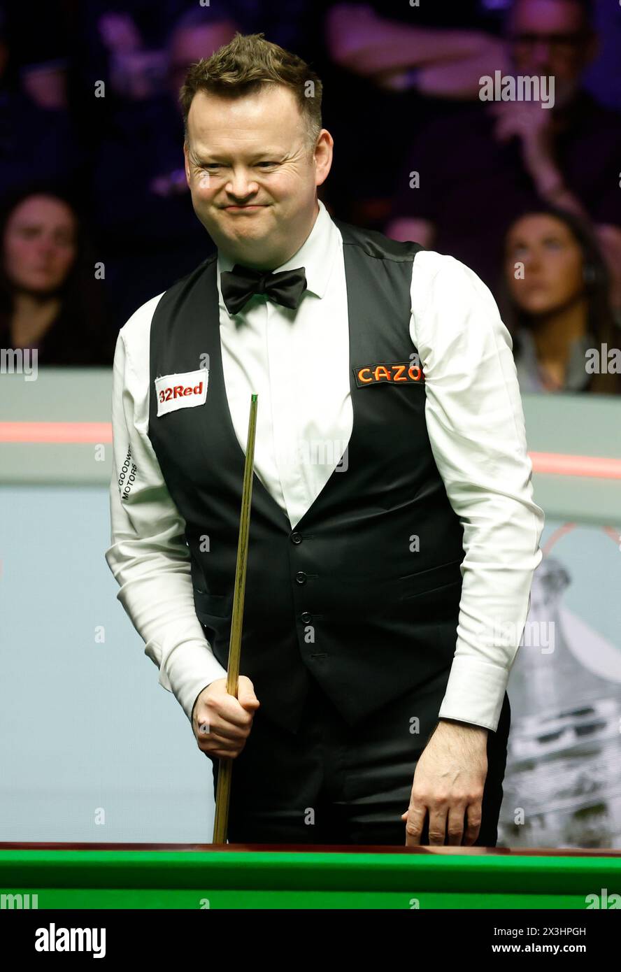 Shaun Murphy on day eight of the 2024 Cazoo World Snooker Championship at the Crucible Theatre, Sheffield. Picture date: Saturday April 27, 2024. Stock Photo