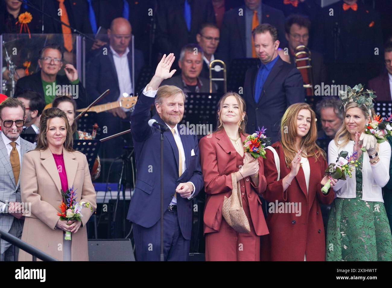 Dutch Royal Family Celebrates Kingsday In Emmen EMMEN, NETHERLANDS ...