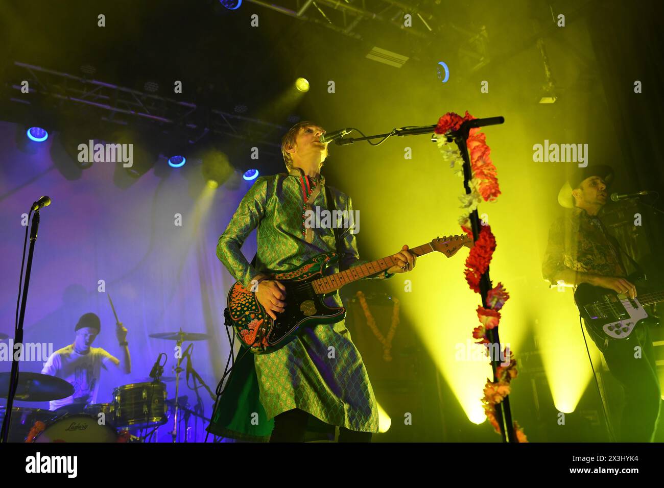 LONDON, ENGLAND APRIL 26 Paul Winterhart, Crispian Mills and Alonza