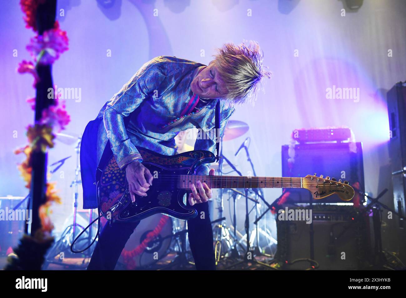 LONDON, ENGLAND APRIL 26 Crispian Mills of ‘Kula Shaker’ performing