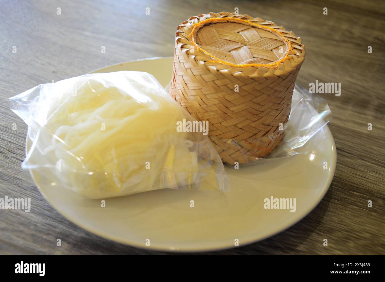 Lao Rice Boxes Laos rice container hi-res stock photography and images - Alamy