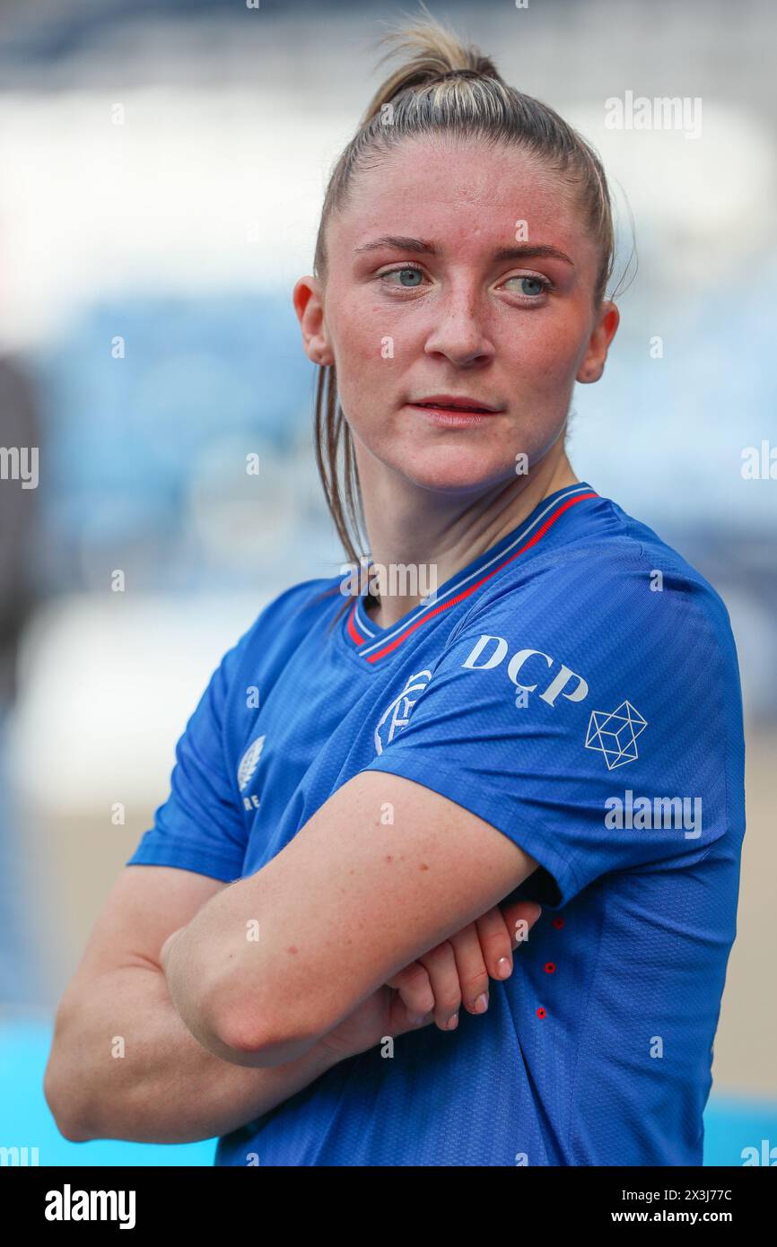 Glasgow, UK. 27th Apr, 2024. Rangers play Celtic in the Scottish Gas Women's Scottish Cup Semi-Final at Hampden Park, Glasgow, Scotland, UK. Credit: Findlay/Alamy Live News Stock Photo