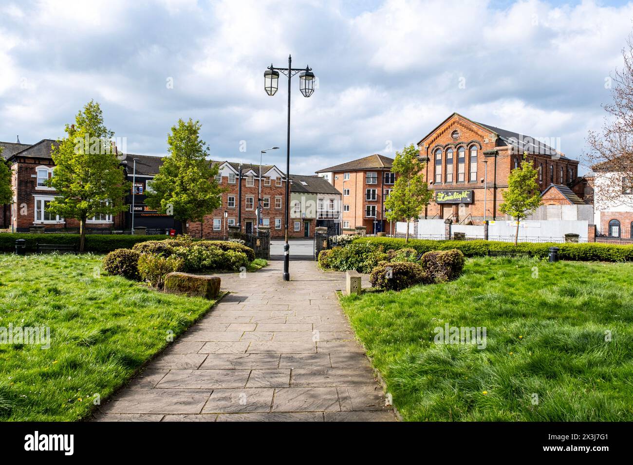 Looking towards former The Limelight in Hightown as seen from