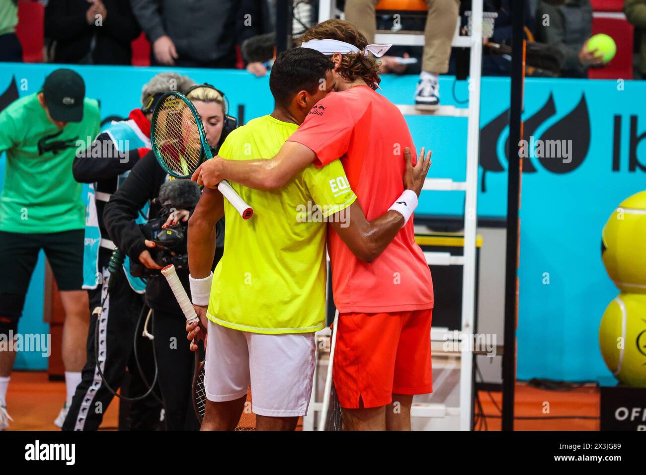 Stefanos tsitsipas madrid 2024 thiago hires stock photography and