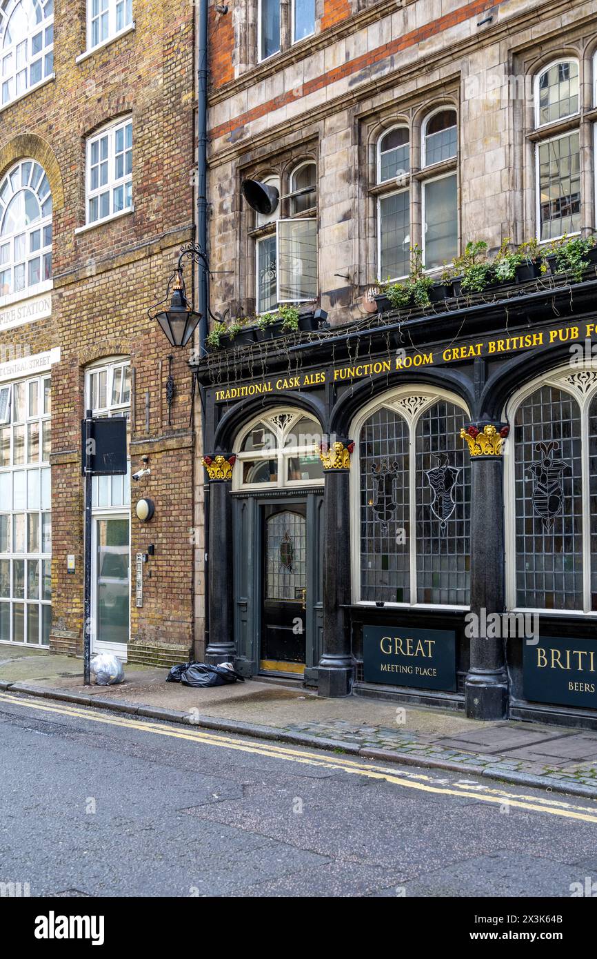 Victorian facade of The Bloomsbury Tavern, London. Stock Photo