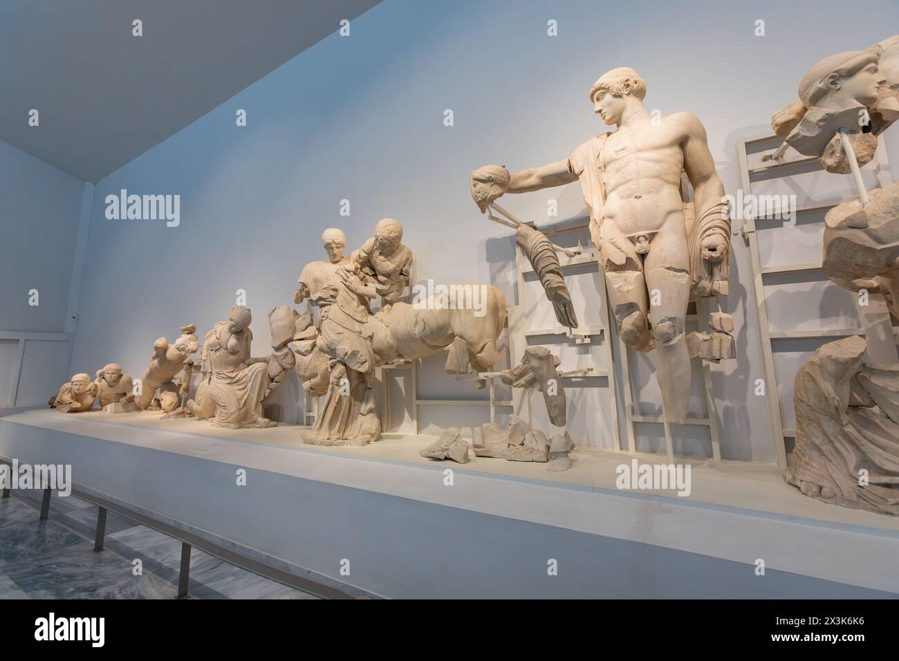 the-west-pediment-of-the-temple-of-zeus-archeological-museum-of