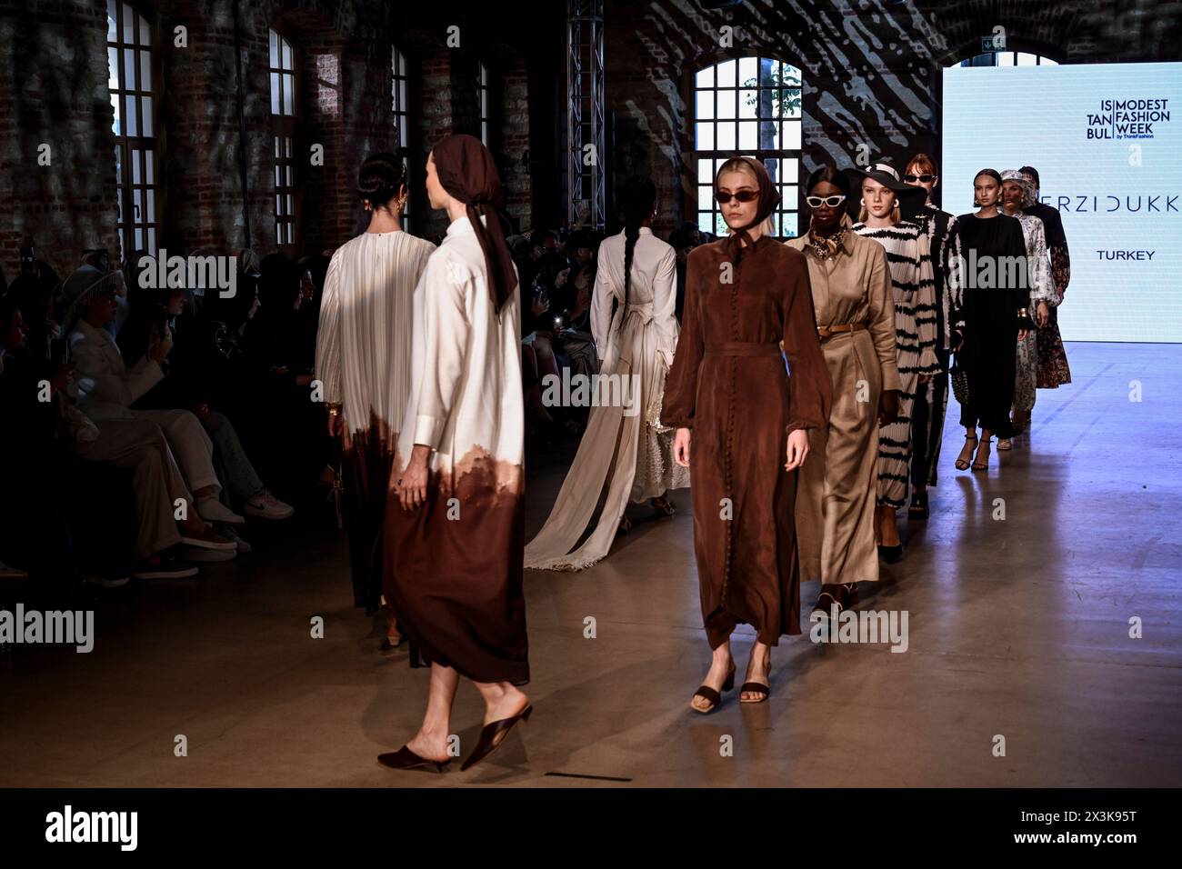 Models showcase Terzi Dukkani collection. On the second day of the ...