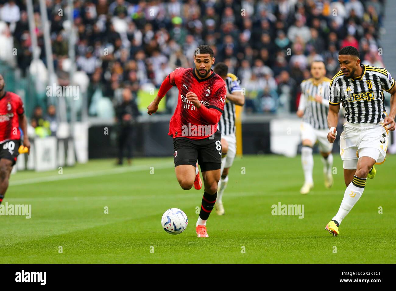 Ruben Loftus-Cheek of AC Milan during the match between Juventus FC and ...