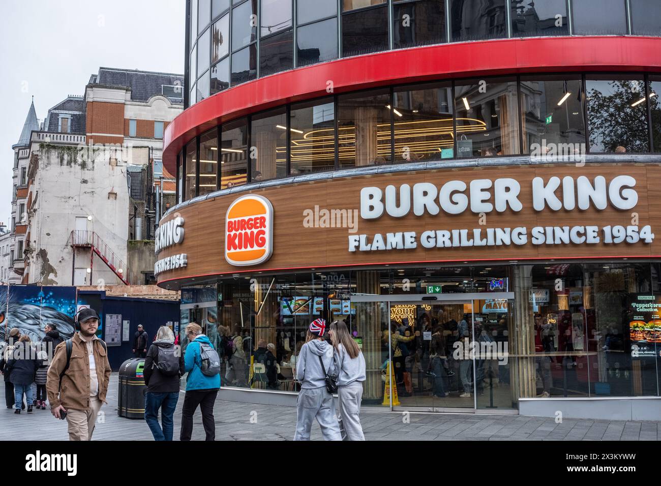 27th April 2024, London. Burger King, Leicester Square Stock Photo