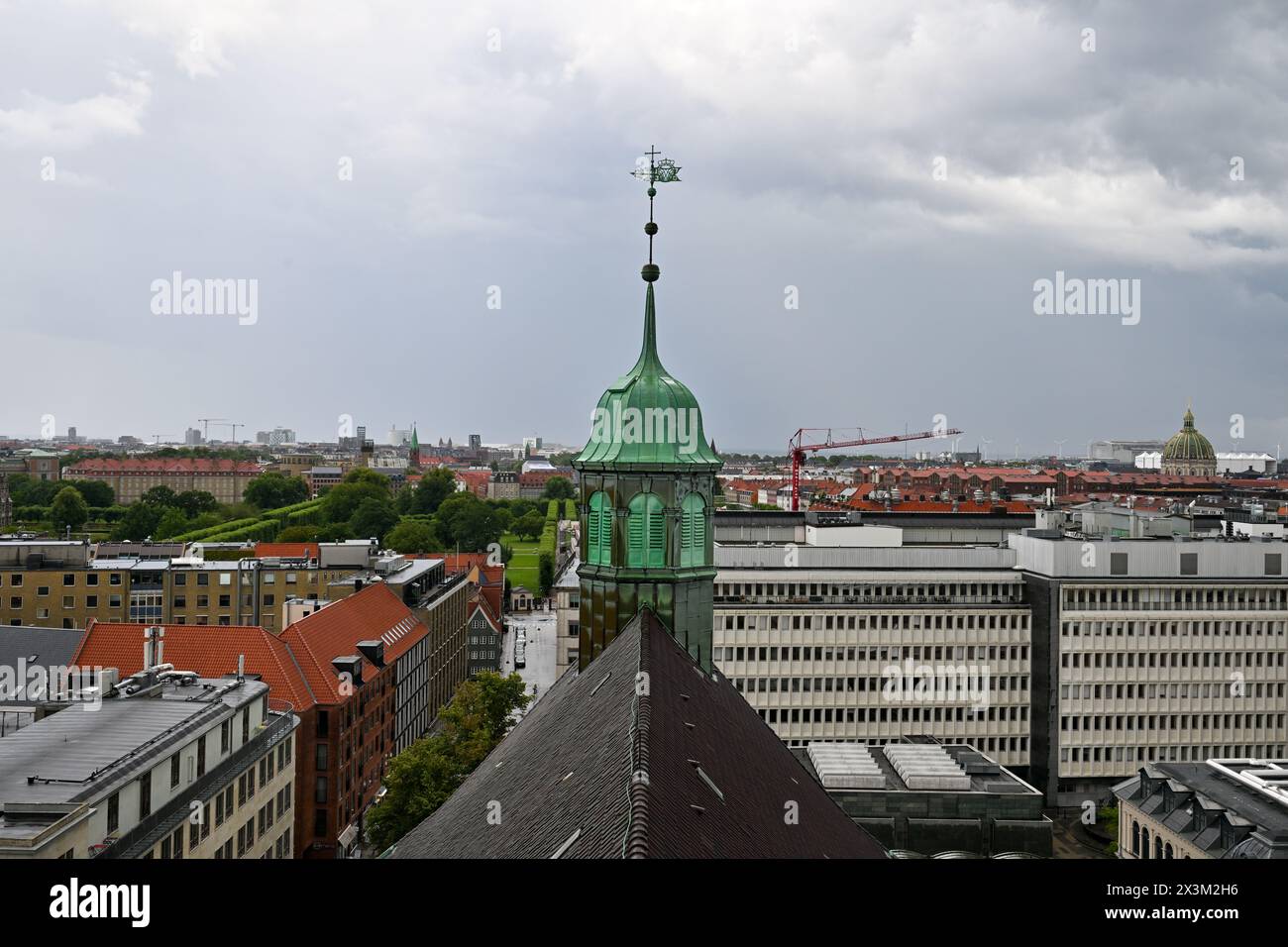 Trinitatis Church in Copenhagen. Famous landmark in Copenhagen, Denmark Stock Photo