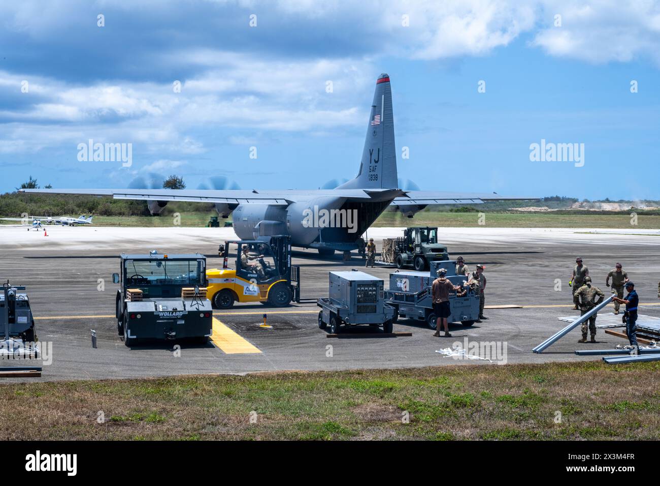 U.S. Air Force aerial porters from the 176th Logistics Readiness ...