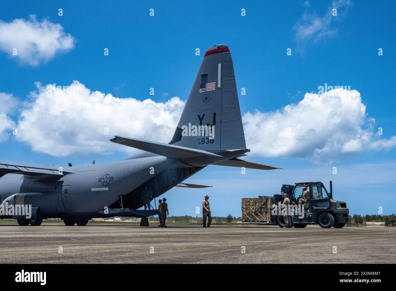 U.S. Air Force aerial porters from the 176th Logistics Readiness ...