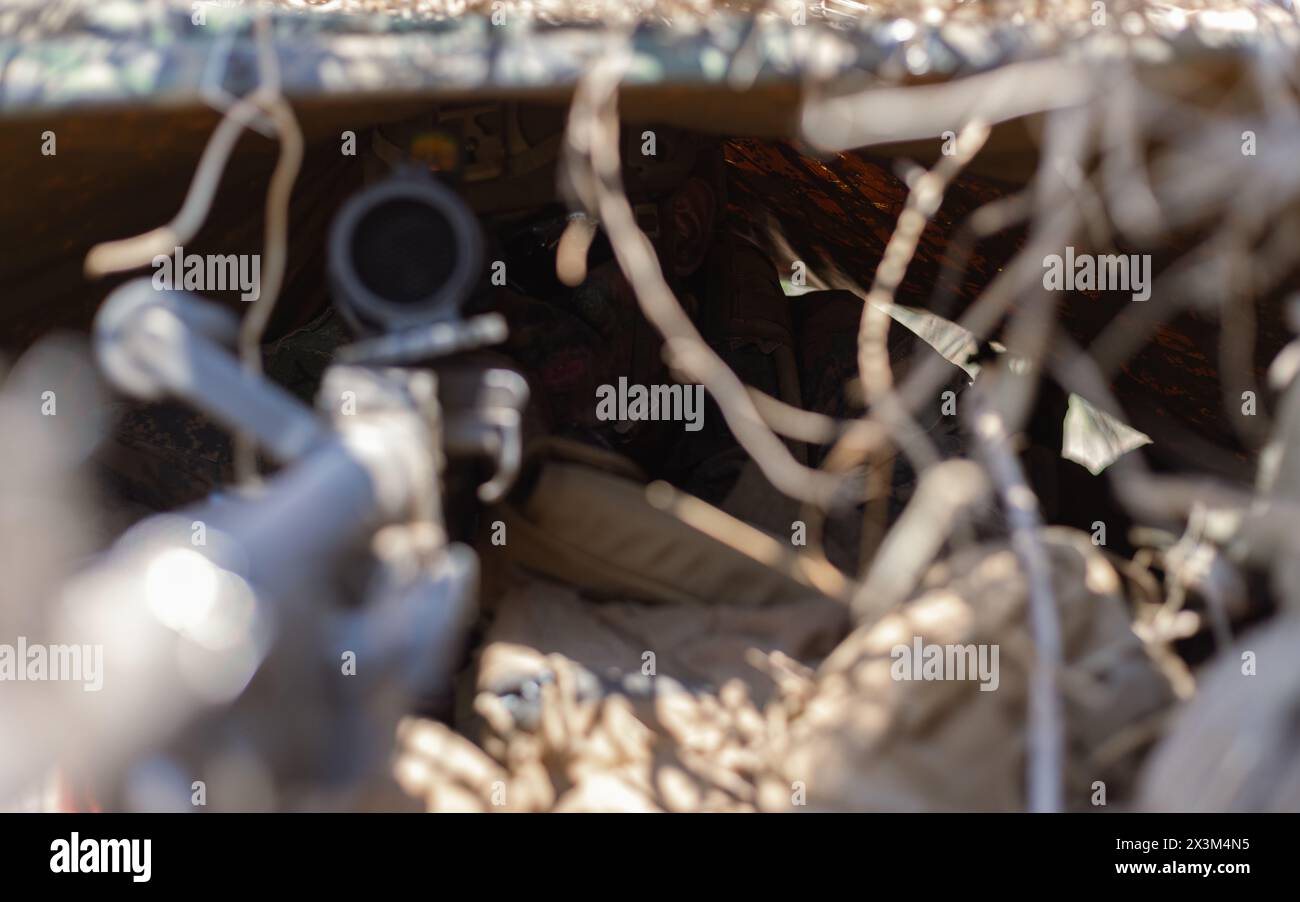 A U.S. Marine with 3rd Littoral Anti-Air Battalion, 3rd Marine Littoral ...