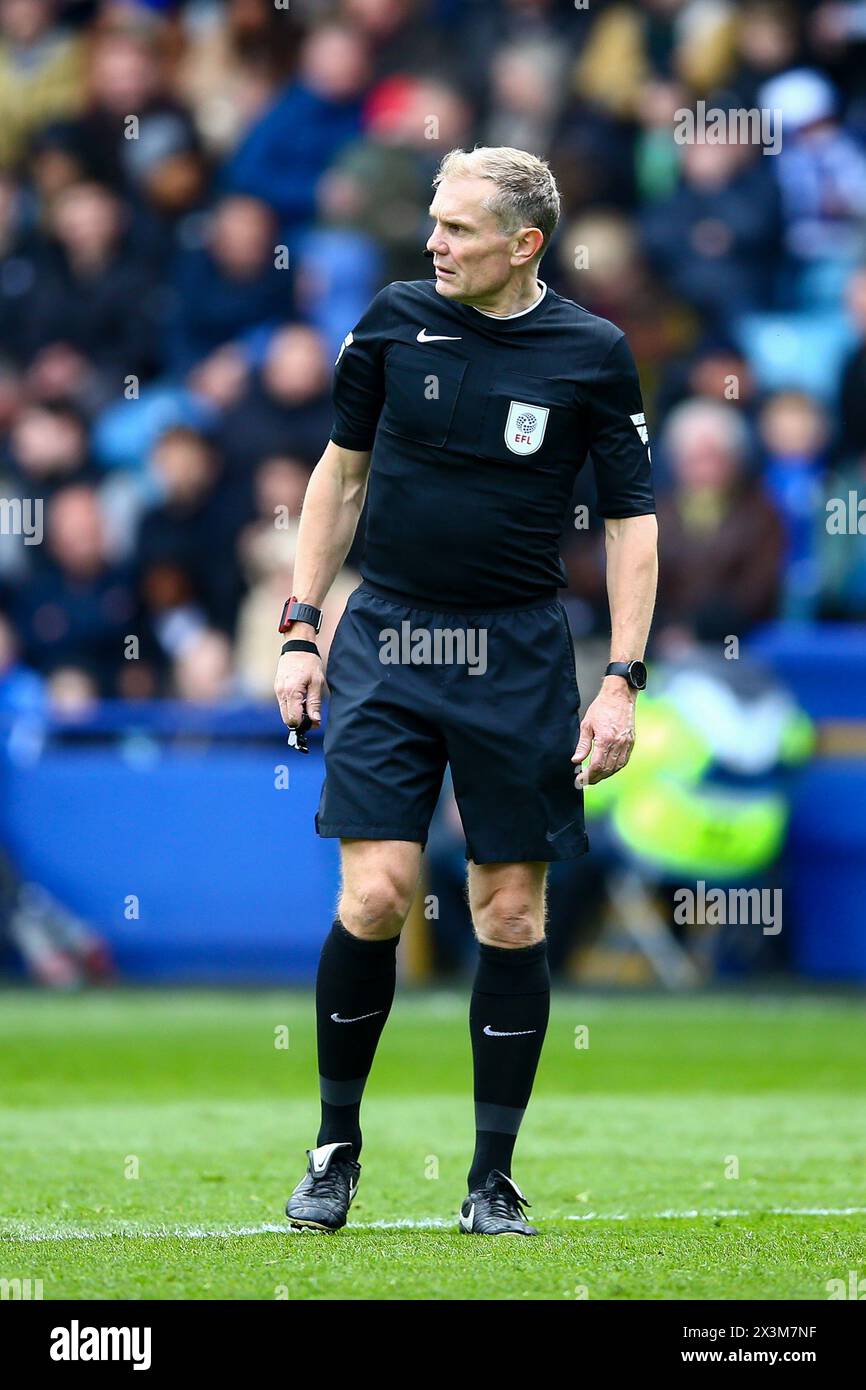 Hillsborough Stadium, Sheffield, England 27th April 2024 Referee