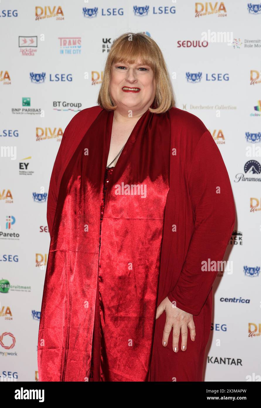 London, UK. 26th Apr, 2024. Annie Wallace seen attending the DIVA Awards 2024 at the De Vere Grand Connaught Rooms in London. Credit: SOPA Images Limited/Alamy Live News Stock Photo