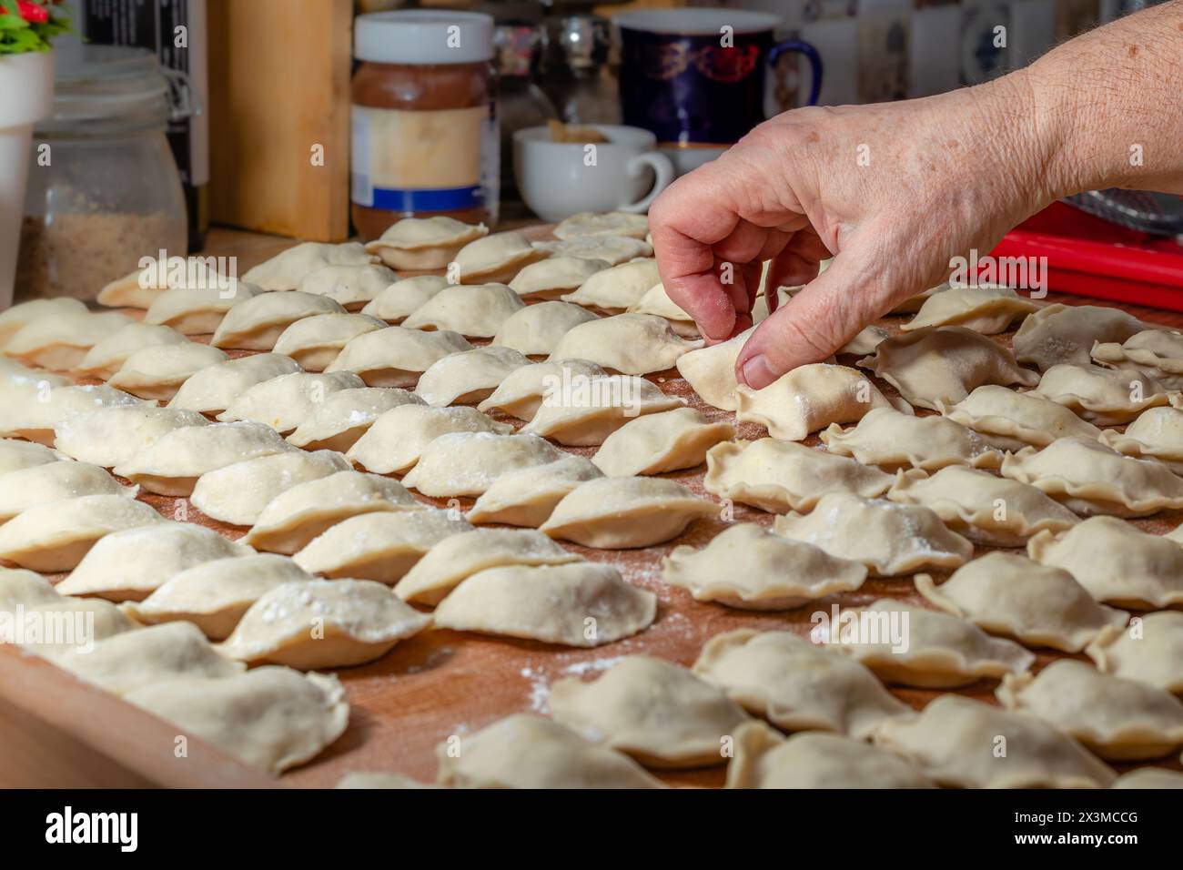 Dumpling molding hi-res stock photography and images - Alamy