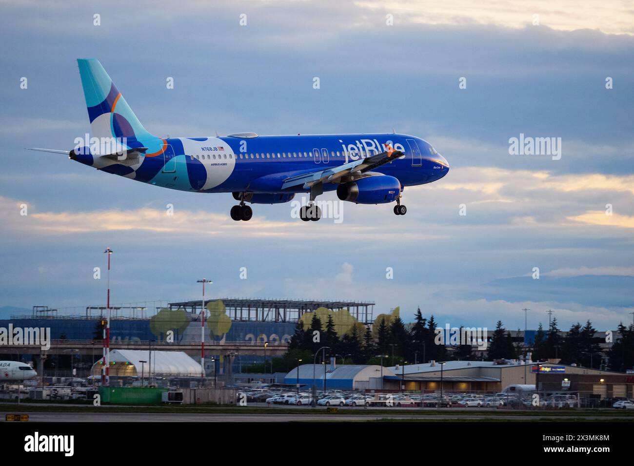 April 26, 2024, Richmond, British Columbia, Canada A jetBlue Airways