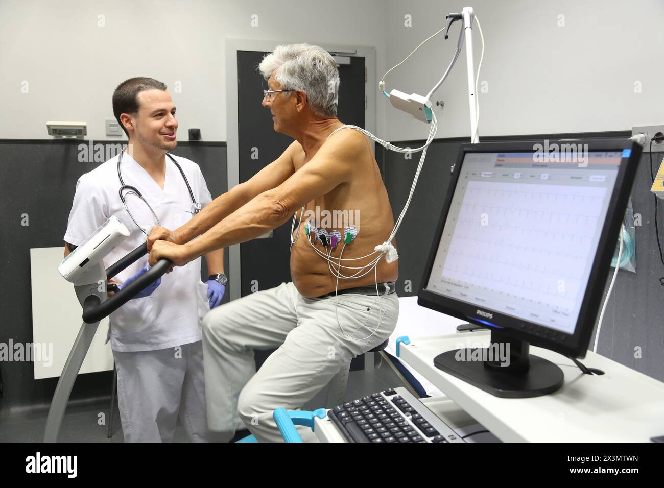 cardiology stress test, Myocardial perfusion scintigraphy in effort