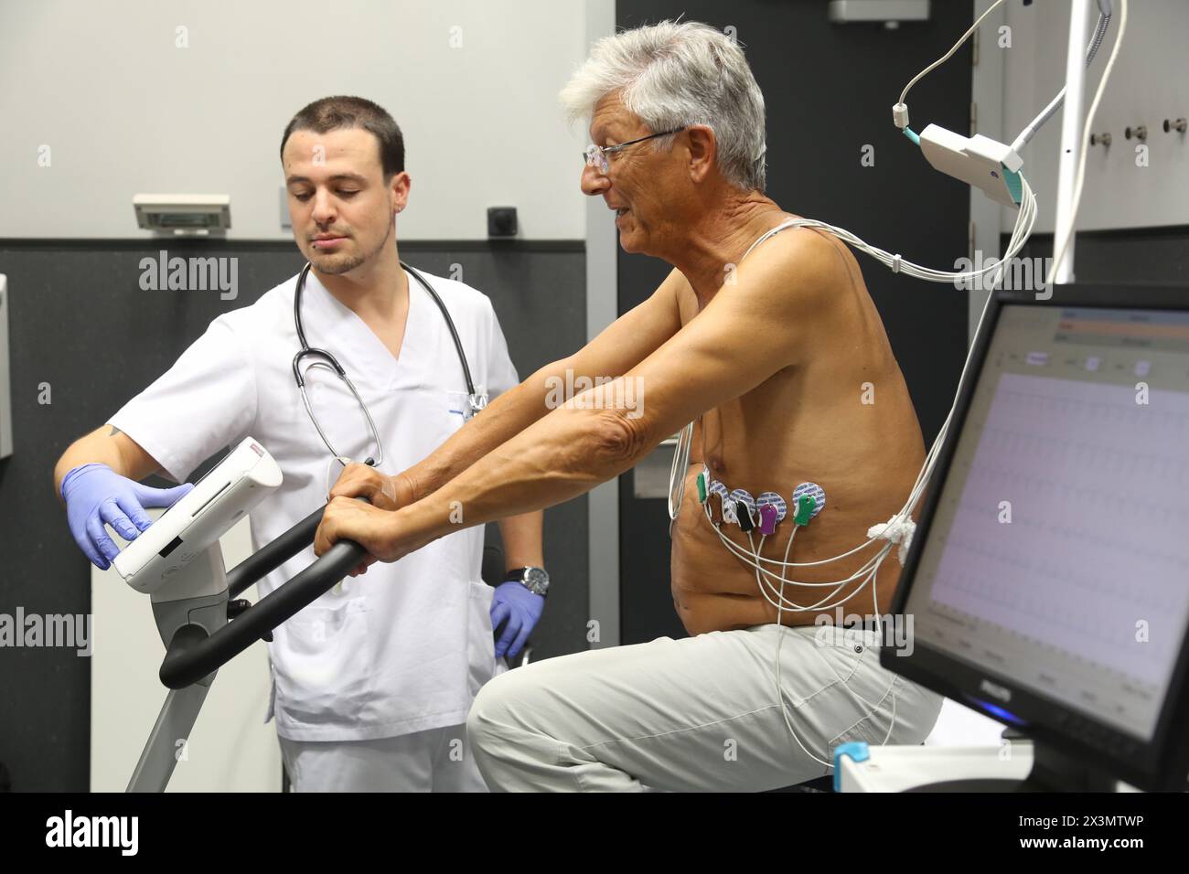 cardiology stress test, Myocardial perfusion scintigraphy in effort