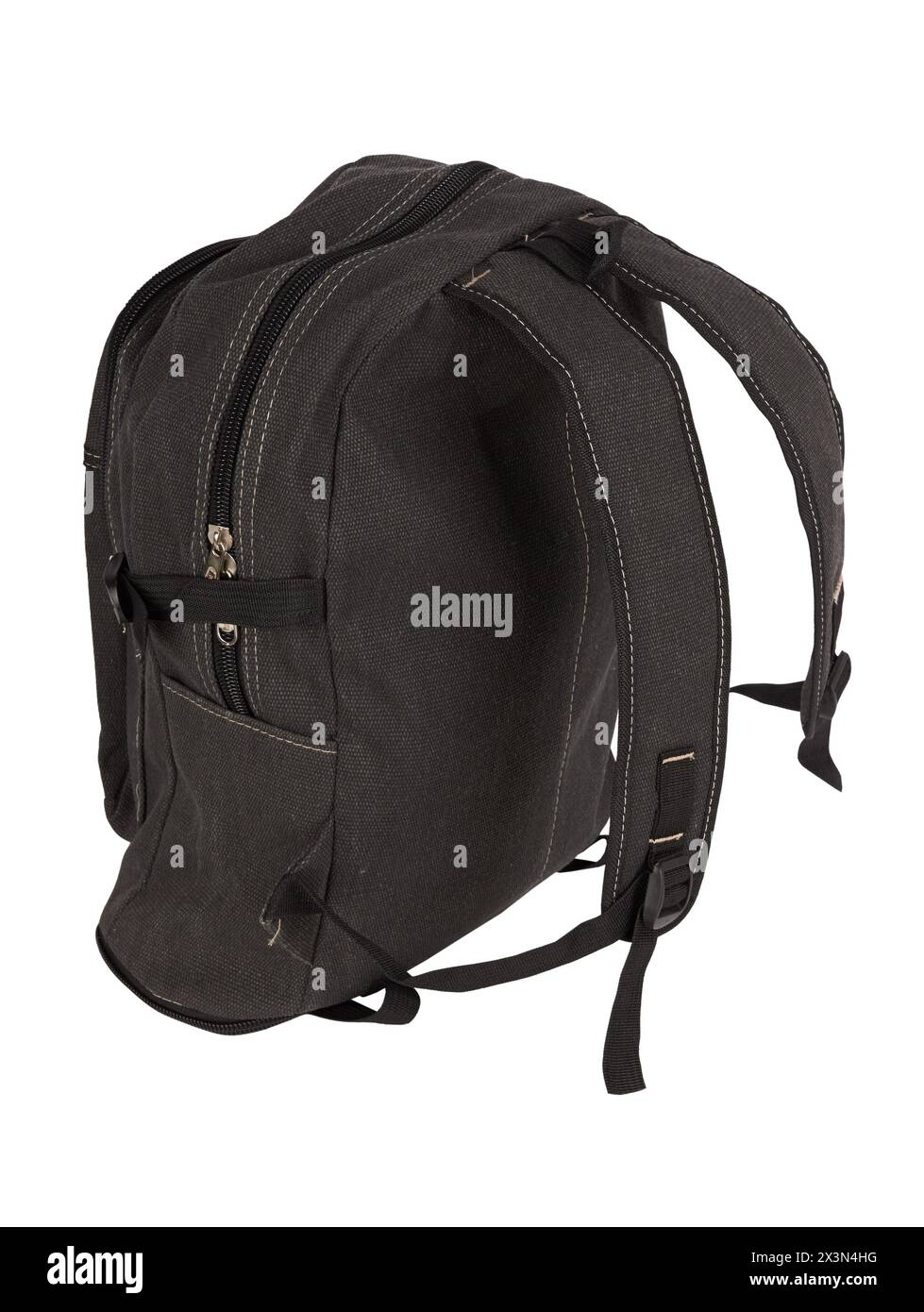 Big backpack for travel isolate on a white background Stock Photo
