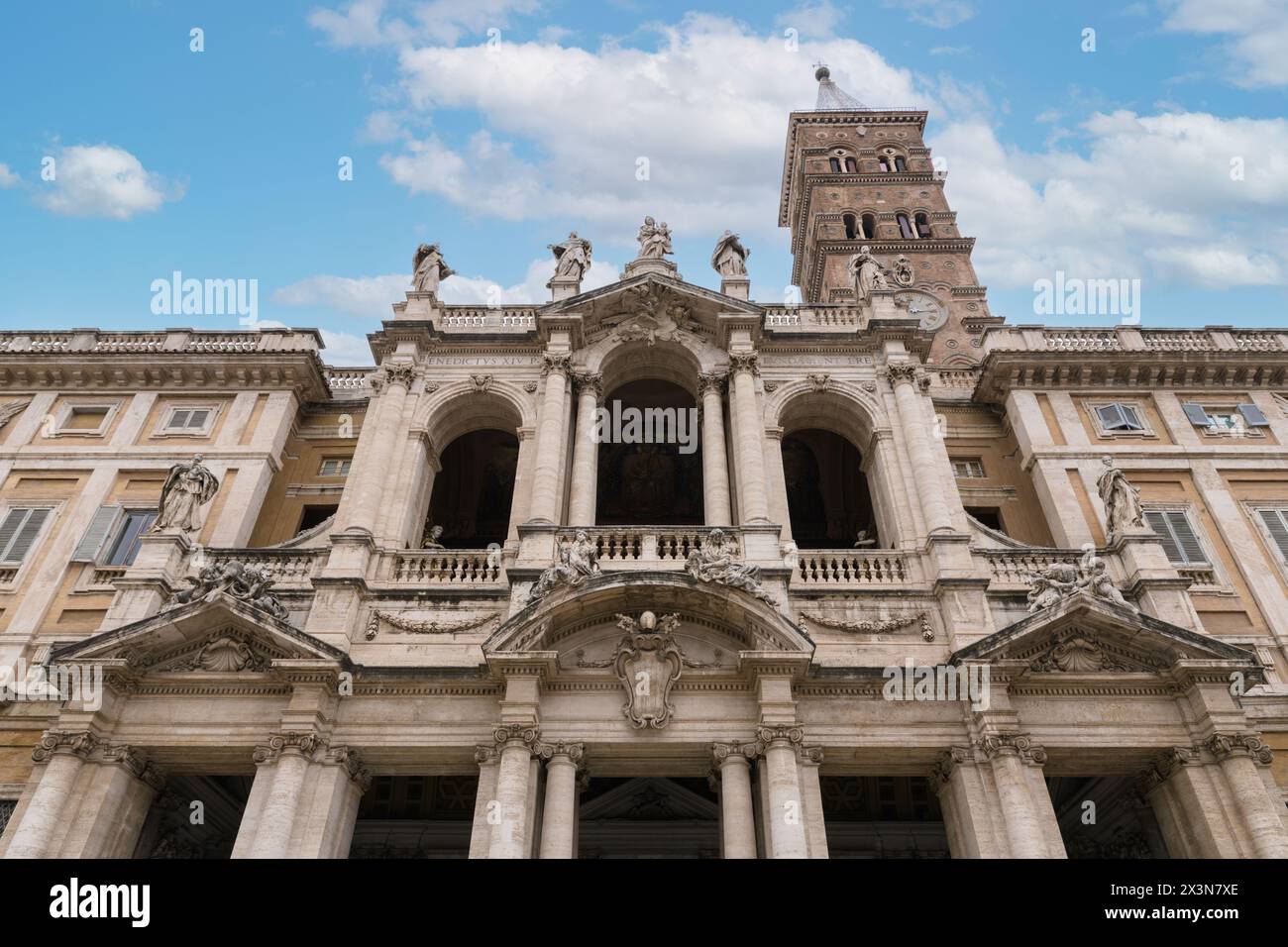 The Basilica of Saint Mary Major (Santa Maria Maggiore). Major papal basilica. Rome, Italy Stock Photo