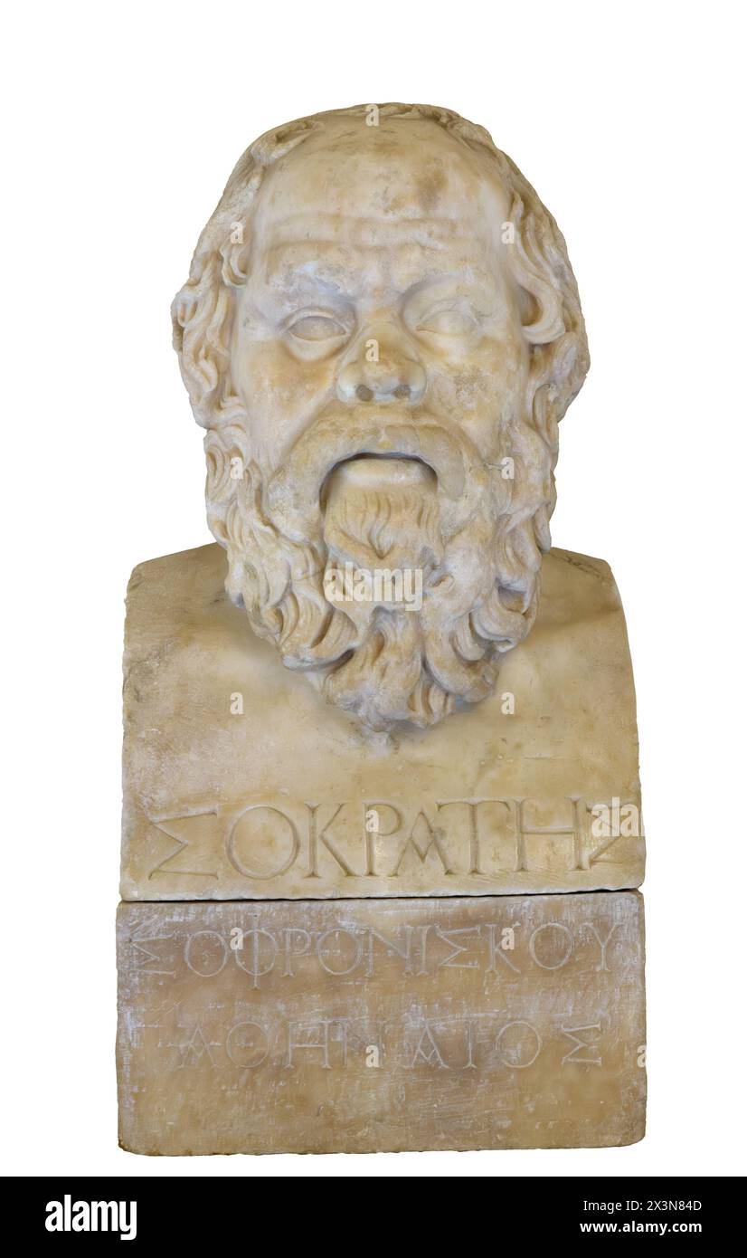 Socrates Rome Bust of Socrates, the Greek philosopher. Rome, Italy Stock Photo - Alamy