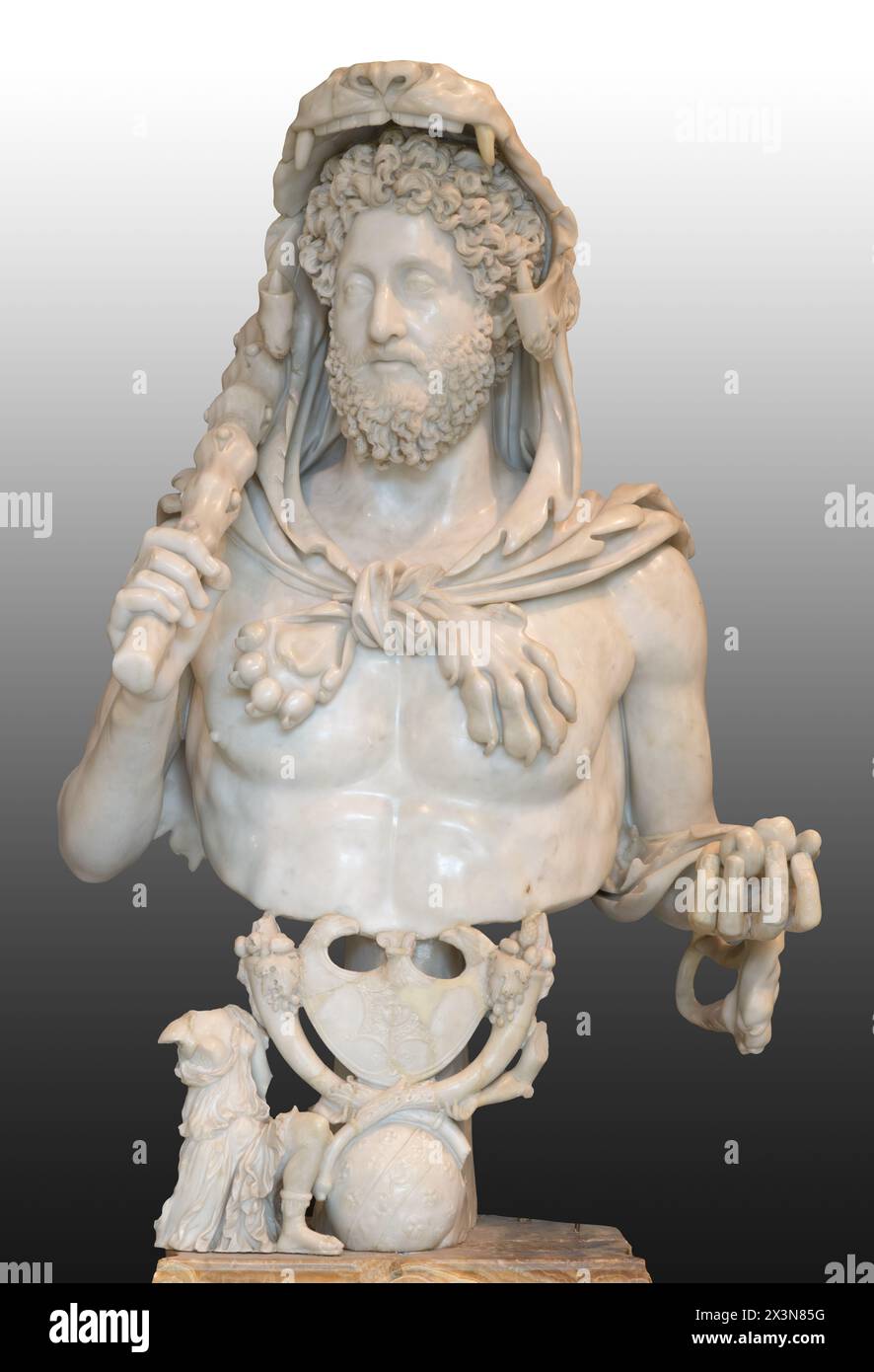 Bust of commodus as hercules hi-res stock photography and images - Alamy