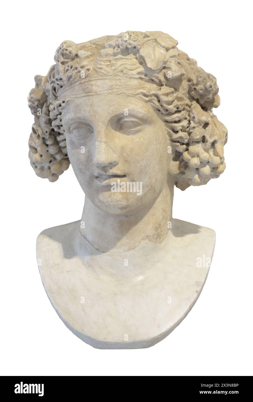 Bust of Dionysos also known as Bacchus Stock Photo - Alamy