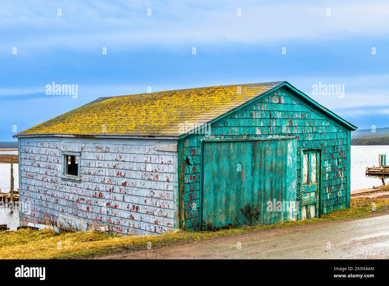 Fishing shack burin peninsula newfoundland hires stock photography and