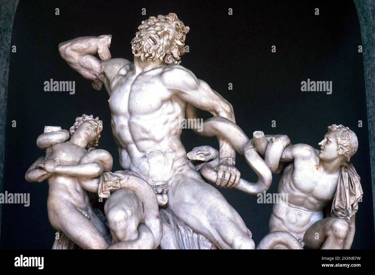 Snake Eden Rome Sculpture of Laocoon and His Sons fighting snakes, Vatican Museum ...