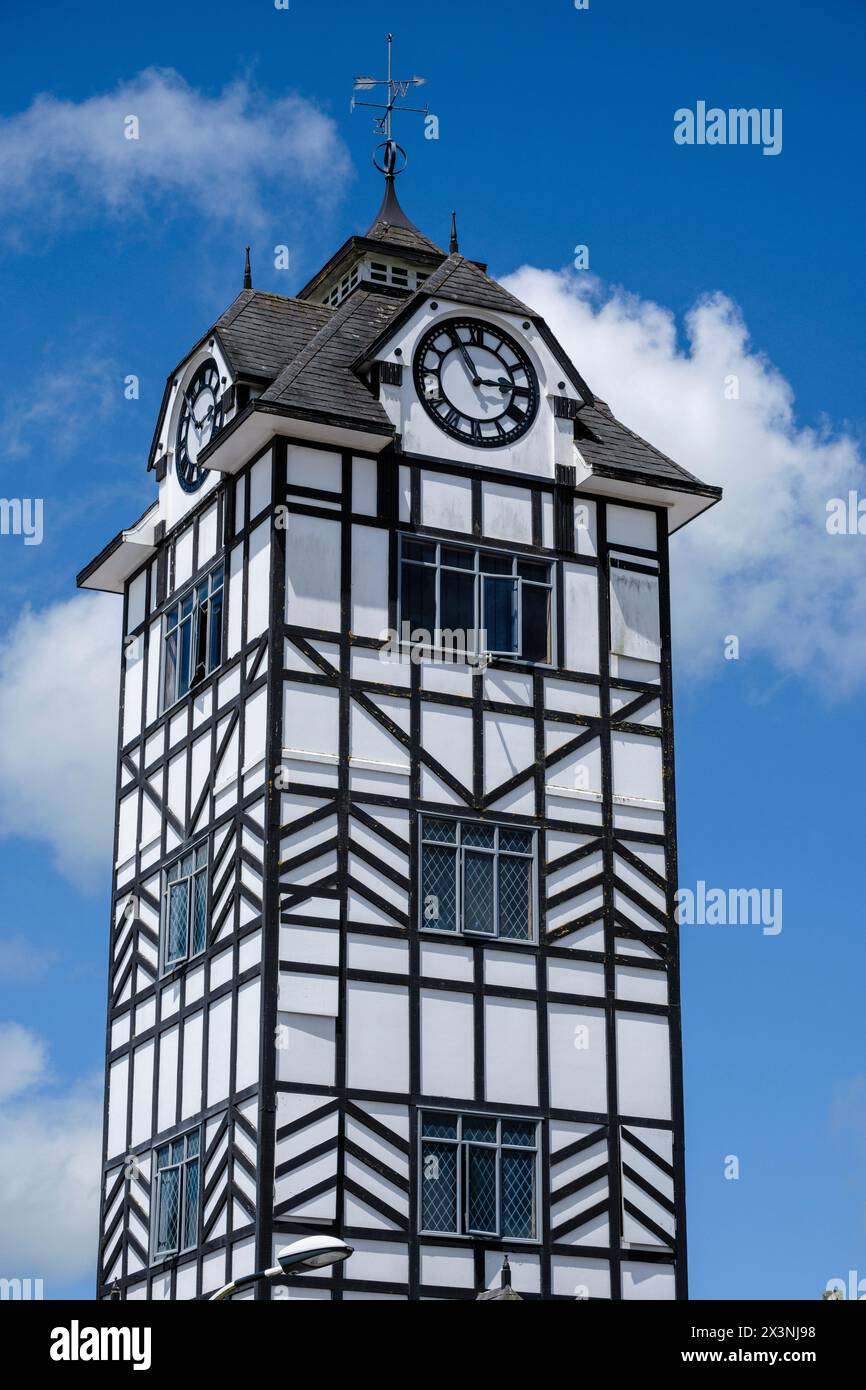 The Glockenspiel Clock Tower in Stratford, North Island, New Zealand