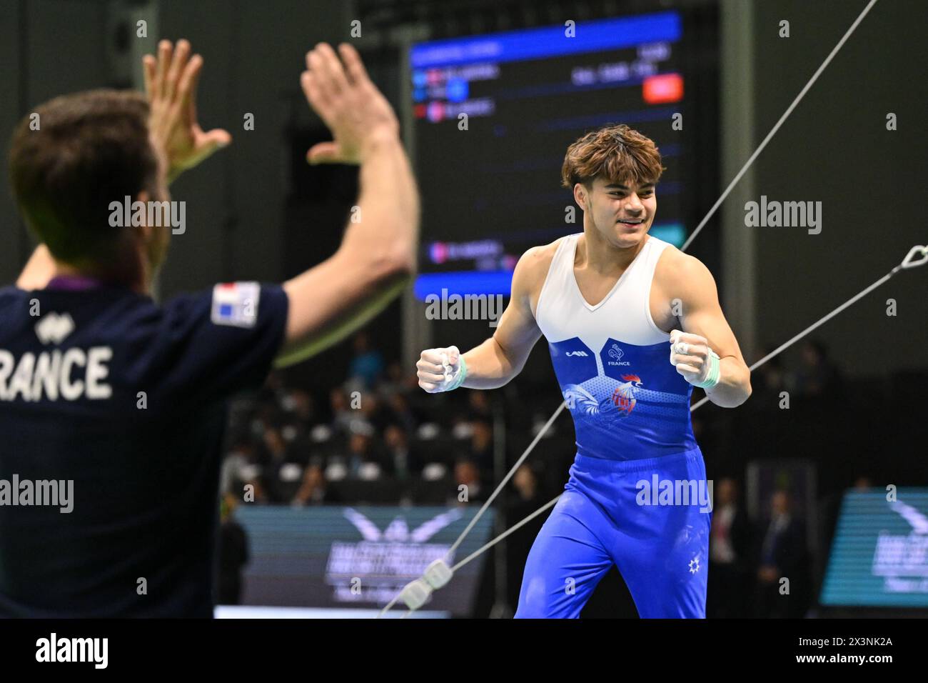 Anthony Mansard (FRA) Gold Medal AA during European Artistic Gymnastic